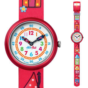  Swatch斯沃琪儿童表 满园春色 ZFBN082 童话小屋 ZFBN083正品联保