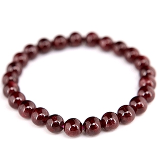  【Tmall积分】 开光吉祥物 天然石榴石本命年 女 开运手链