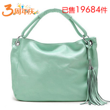 包邮〓麦包包※DUDU〓10新 时尚流苏牛皮单肩斜挎包/女包|gReR