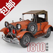 包邮铁皮车模/1912年劳斯莱斯银魔车模/情人节礼物 老爷车模型