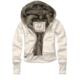 Abercrombie Fitch毛毛白色女外套