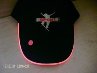 Light hats, glitter hats, fiber optic hats, light hat, hat