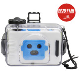 韩国可爱 lomo相机 三格防水相机 Robot 3Lens 三眼机器人 单双扣