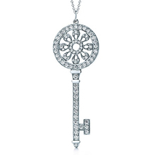 TIFFANY Tiffany clave collar de pétalos ㊣ - Una calidad especial (caja de regalo)