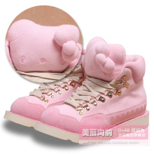 淘金币 it ete! x hello kitty同款 合作限量版kitty头高帮女鞋