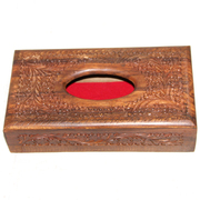 纸巾盒巴基斯坦木雕巴基斯坦工艺品，木盒木纸盒