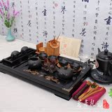 茶具套装 特价 龙德堂 实木茶盘 龙德堂紫砂富贵猪套装 特价包邮