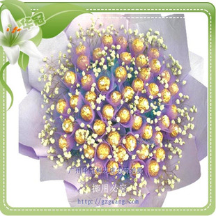 BH516\/巧克力\/广州鲜花\/广州花店\/广州鲜花店