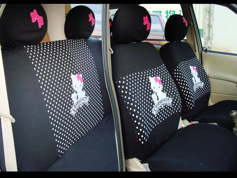 丹尼尔のCharmmy Kitty 蕾丝公主系列汽车座套全套座位套（正版）