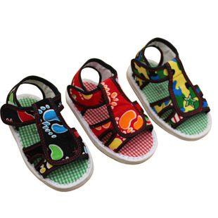  热卖童鞋 夏季凉鞋 老北京千层底 布鞋 布凉鞋 爆款 好评