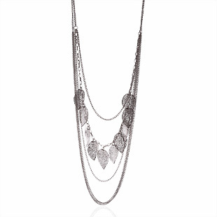 流浪叶子装饰长项链...