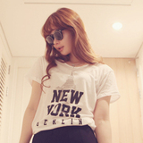 【爱团网推荐 】 V:shel 欧美 NEW YORK 宽松 精纺棉 T恤 13-88
