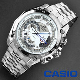 专柜验货 正品 卡西欧 <span class=H>CASIO</span> 运动手表 EF-550D-7AV 3D立体表盘