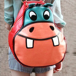  T个性 非主流 双肩包 女生书包 户外运动韩版休闲斜挎包包单肩包