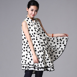 Oubuyanuo 2012 Summer new fashion waves some pregnant women skirt ruffles skirt pot Po 212