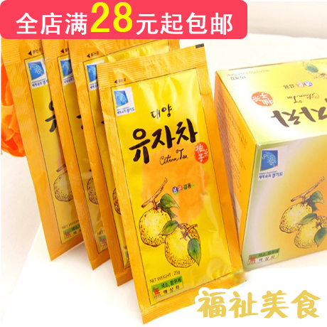 韩国进口零食冲泡 大洋柚子茶盒装便携装一盒15包在类目 咖啡/麦片/冲饮, 藕粉/麦片/冲饮品, 蜂蜜果味茶中 - 来自Buy2taobao.com提供专业的淘宝代购服务