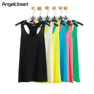  Angelcloset莫代尔长款工字背心 女打底吊带背心夏长背心