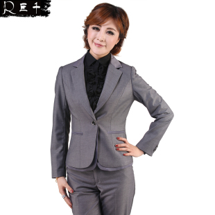  巨千品牌女士正装时尚修身韩版女西装职业女裤套装制工作服职业装
