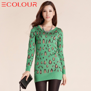  [VIP专享]三彩正品女装新款冬装 修身中长款毛衫毛衣 原459