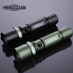 正品HENGGUAN H825 强光手电筒充电 Q5 LED手电 调焦 变焦 远射