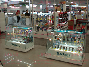 sod 剃须刀展柜 木质玻璃展柜 超市展示柜 商场