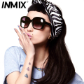 inmix欧美复古墨镜 女明星款正品时尚太阳镜 女大框优雅太阳眼镜