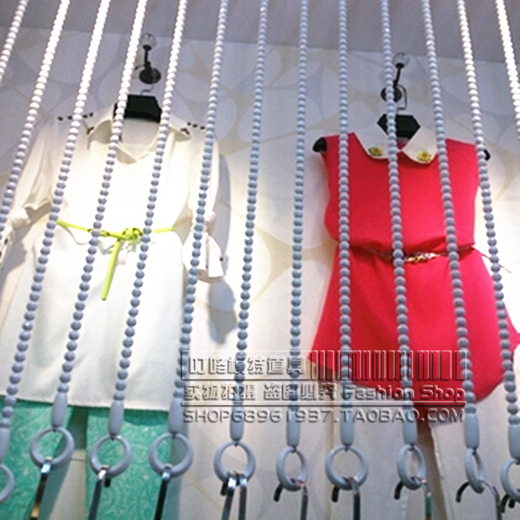 服裝店珠鏈 吊環 吊架 鋼絲吊環 挂衣吊鏈 懸挂衣服架 吊環貨架在類目 商業/辦公傢俱, 服裝店傢俱, 吊環中 - 來自Buy2taobao.com提供專業的淘寶代購服務