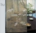【兰氏艺术家居】半透明 软屏风挂帘 软隔断 鹤