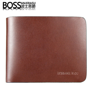  特价bossanjerasu 正品男士钱包 三折短款多卡位横款韩版潮 钱夹