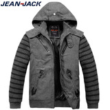 JeanJack男装2012新款春装外套棉服男士连帽保暖休闲棉衣 男6022