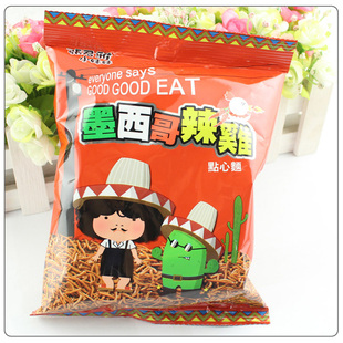  台湾零食品进口张君雅小妹妹系列 墨西哥辣鸡点心面78（86）g