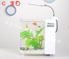 AQUA MAX亚克力 迷你 鱼缸 水族箱 生态鱼缸 金鱼缸 小鱼缸 纯白