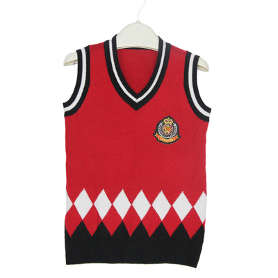 小学生秋装男童毛衣针织衫坎肩中大童马甲儿童