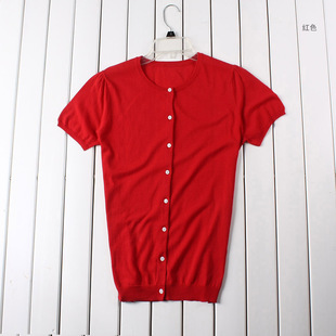 Barn-date 2012 Summer sale new ladies cotton short sleeve knit shirts/ conditioning shirt (code) J16