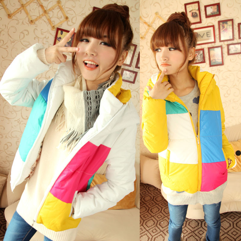 韩版棉衣甜美女装...