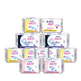 ABC品牌聚划算组合亲柔特惠组合网面巾加棉面巾日用加夜用全方位组合