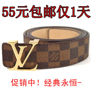  lv皮带 韩版休闲潮男 LV新款 女士腰带男女式通用真皮男士