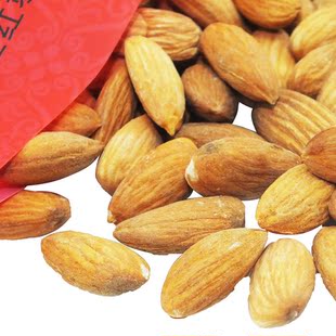  零食坚果新疆特产干果批发巴旦木大杏仁冬海红熟杏仁200g满68包邮