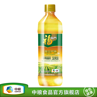  中粮旗舰店 福临门 黄金产地玉米油 0.9L LY076