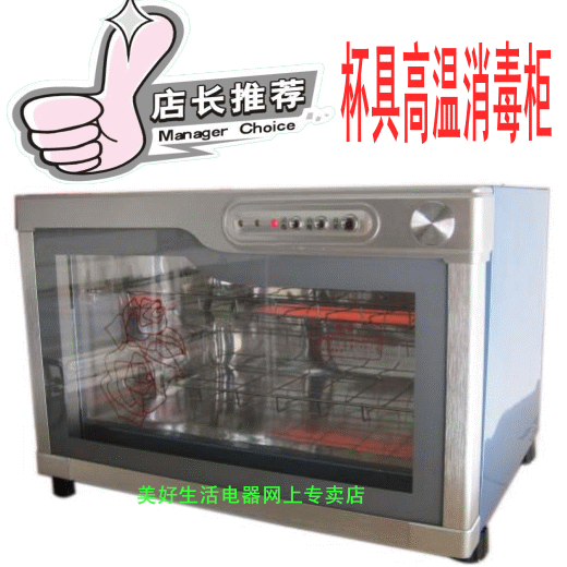 全新单门迷你台式消毒柜 茶具杯具高温消毒柜 保洁柜