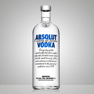  经典洋酒 绝对伏特加原味 ABSOLUT VODKA 瑞典伏特加 正品新包装
