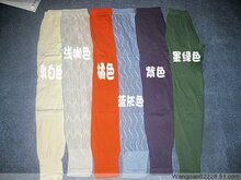 莫代尔棉特大码加肥加大高个胖MM粗腿衬裤线裤秋裤4尺内2