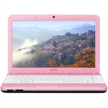 正品行货 Sony/<span class=H>索尼</span> VPCEG36EC/P 14.0英寸宽屏<span class=H>笔记本</span>电脑 粉色