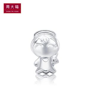  【新品】周大福PT950智慧福星宝宝铂金耳钉（单只）PT 152044
