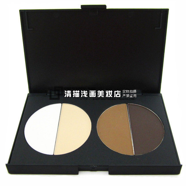 化妆刷彩妆a-热销千件！正品修颜粉饼 四色修容饼/阴影粉修容粉饼