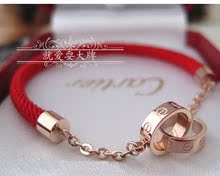 Cartier en el Amor Negro nieve roja cadena diva serie ㊣