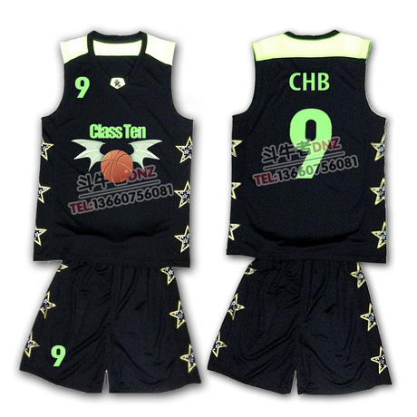 2014新款篮球服套装自定义logo图案号码名字
