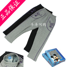 专柜正品迪士尼冬季儿童保暖裤 女童柔棉拉绒加厚保暖裤 冬棉裤子