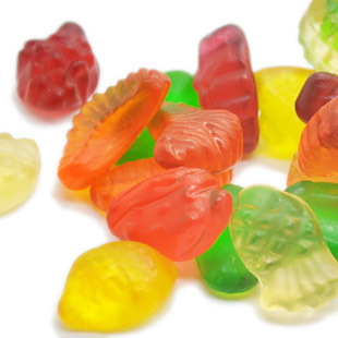  优之良品德国进口QQ糖软糖水果糖果汁糖 光什果橡皮糖 280g