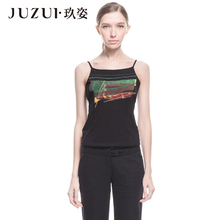 玖姿juzui专柜正品2014 大码打底衫 女士吊带背心新款GRQ81201图片